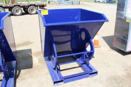 New/Unused GreatBear 2 yards self dumping Hopper with forklift pockets