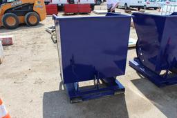 New/Unused GreatBear 2 yards self dumping Hopper with forklift pockets