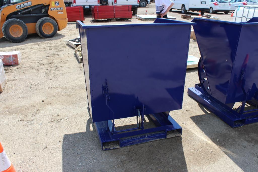 New/Unused GreatBear 2 yards self dumping Hopper with forklift pockets