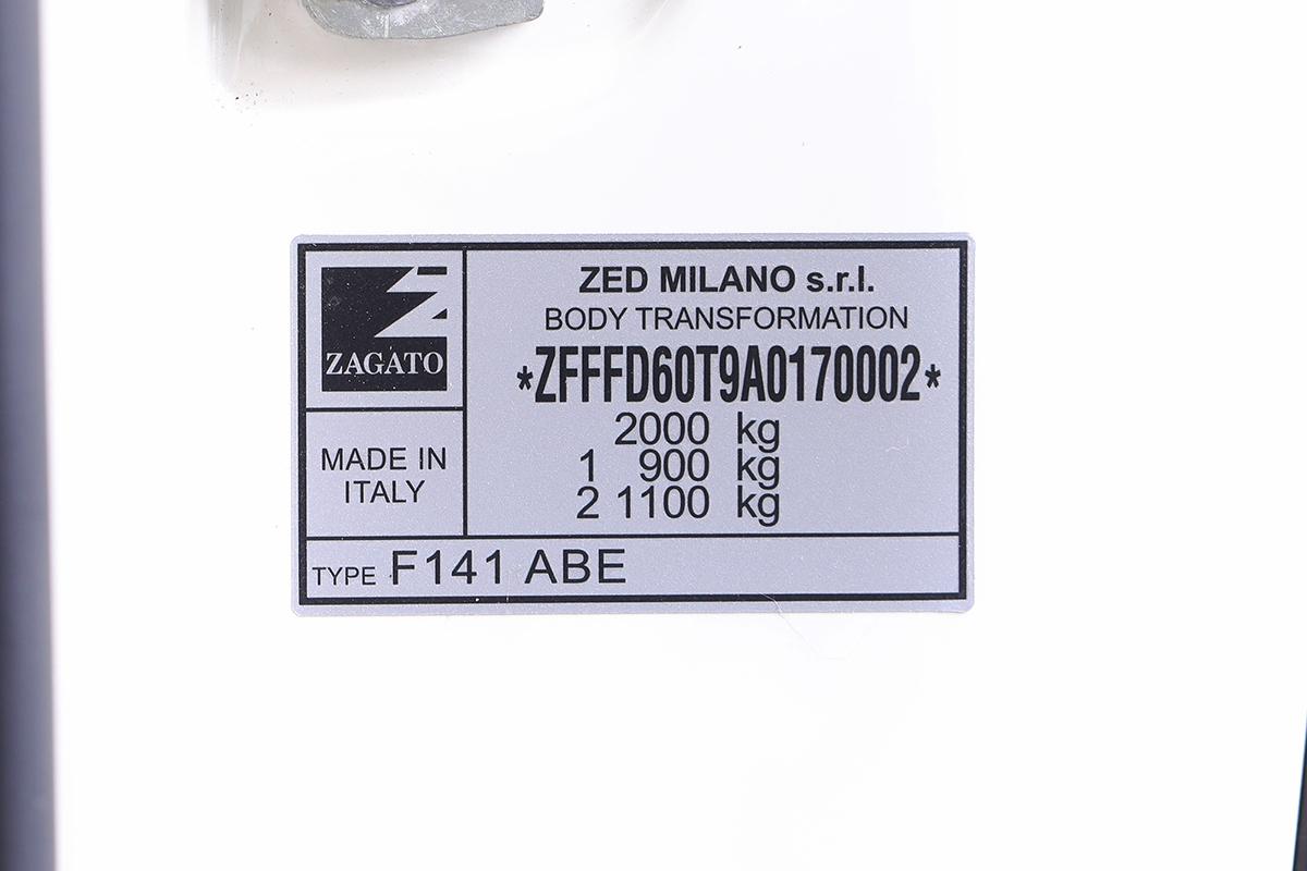 2010 Ferrari 599 GTZ Zagato Nibbio Spyder