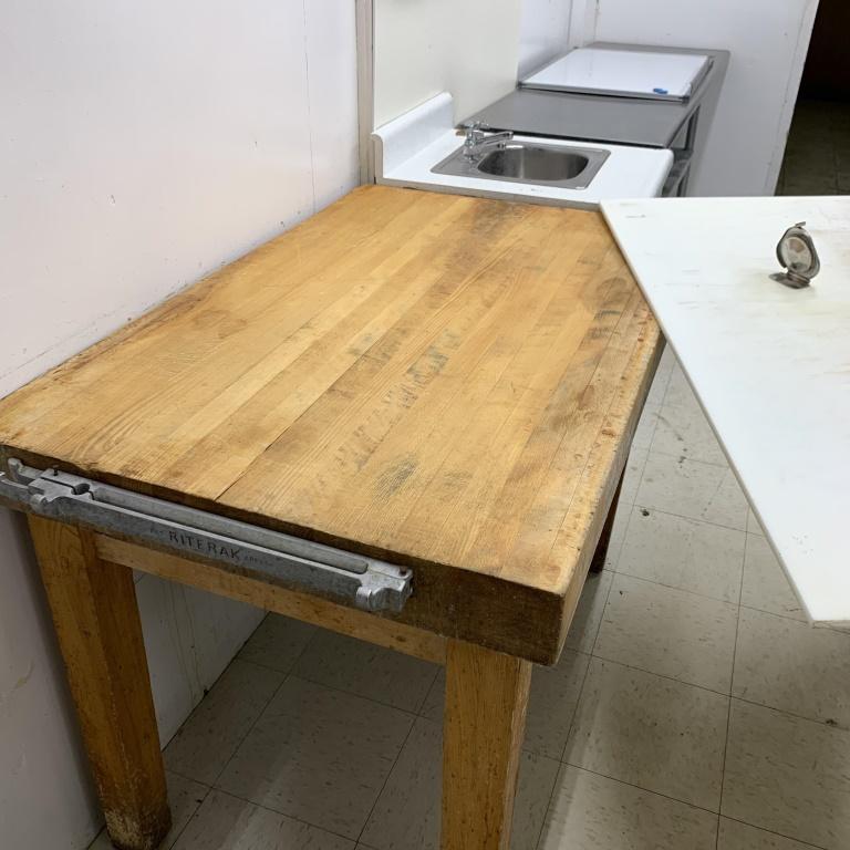 Butcher Block Table