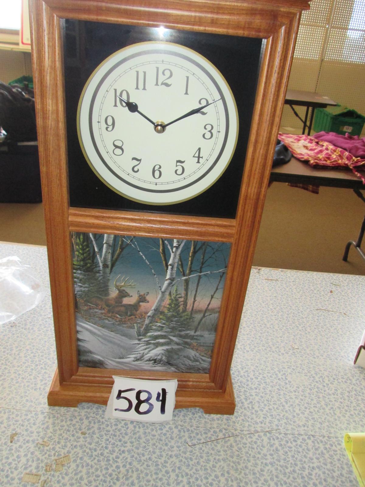 OAK WILDLIFE CLOCK