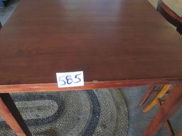 COUNTER HEIGHT TABLE, CHAIRS