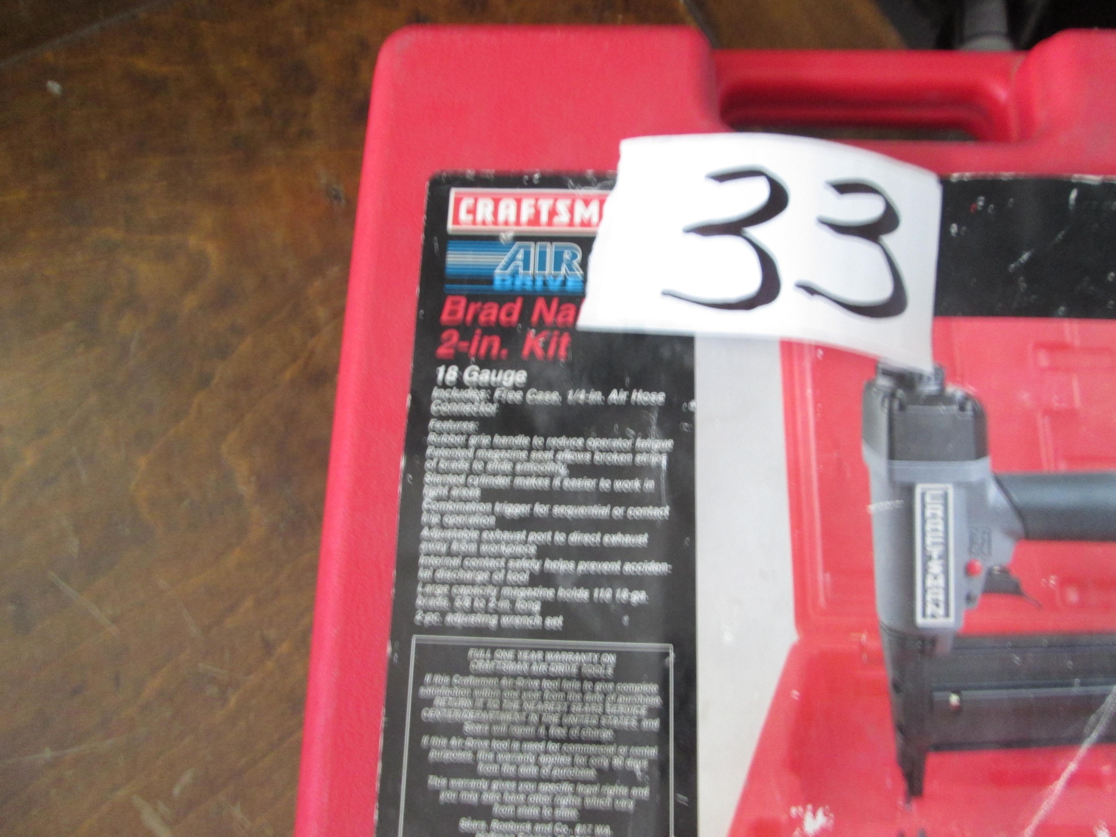 Craftsman Air Brad Nailer