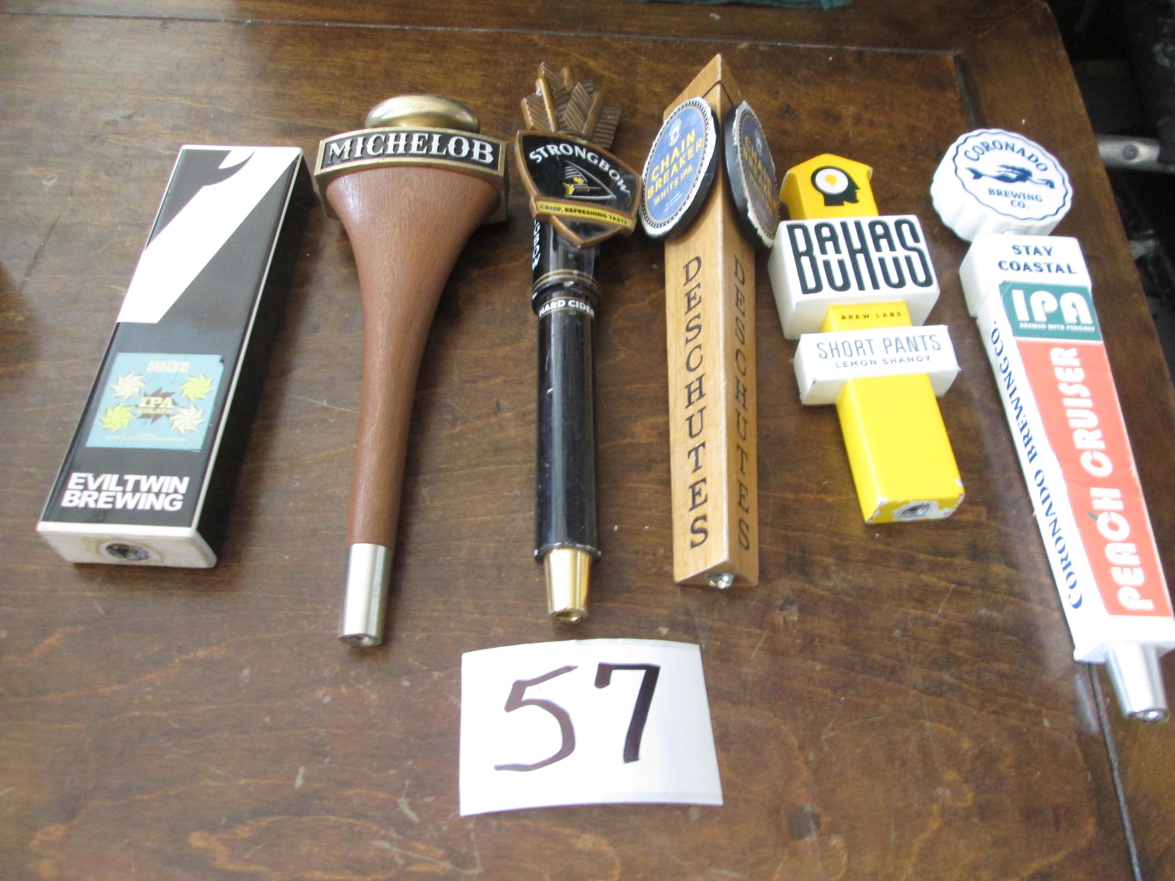 6x Assorted Tap Handles