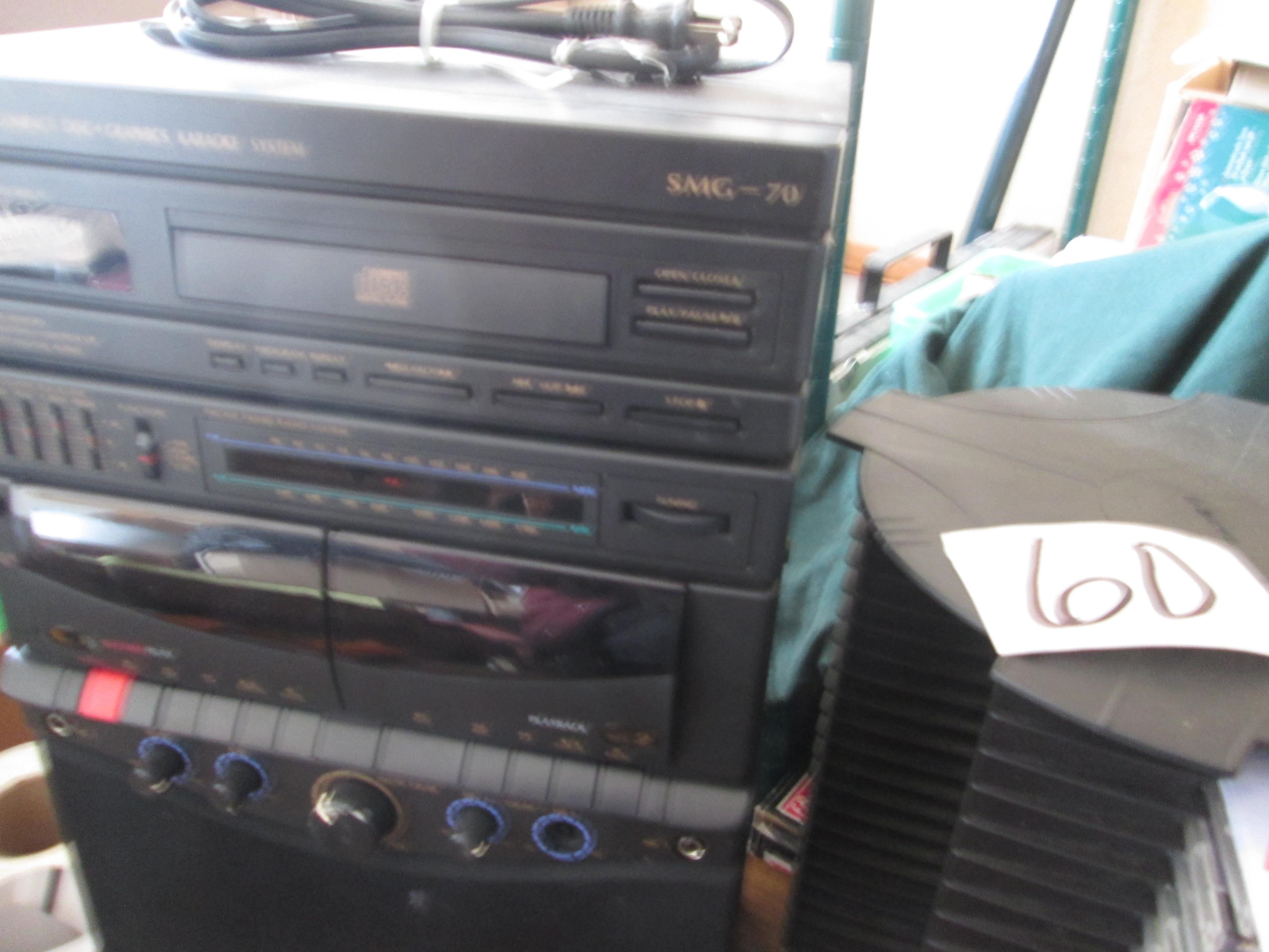 Smg-70 Karaoke System With Cds