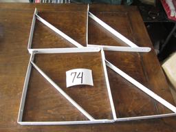 4 Shelf Brackets 11"