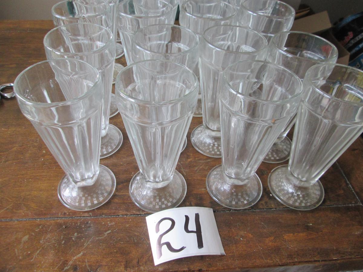 2x Two Dozen Glasses 7 In Tall