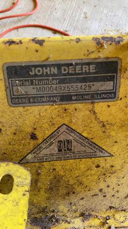 John Deere snow blower