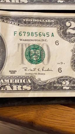 2 Dollar Bills