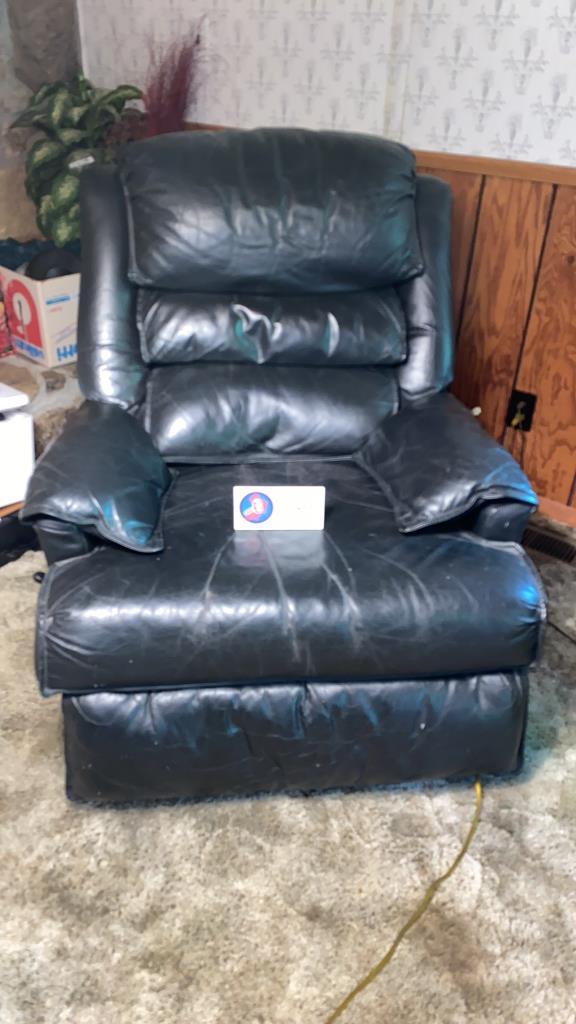 Leather couch and 2 recliners