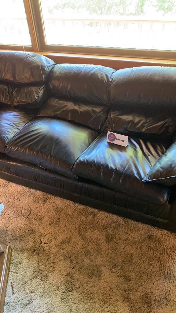 Leather couch and 2 recliners