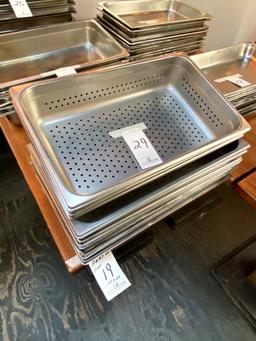 *EACH*S/S PERFORATED 2"/4" HOTEL PANS