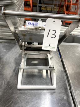 OLIVER ELECTRIC TRAY LIDDER PACKAGE SEALING SYSTEM 1PH MOD. 1308