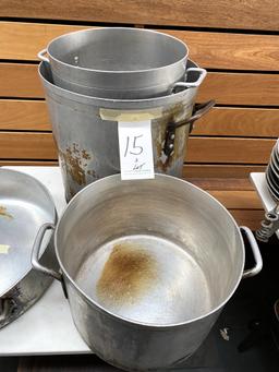 *LOT*ALUMINUM ASST-SIZE STOCK POTS