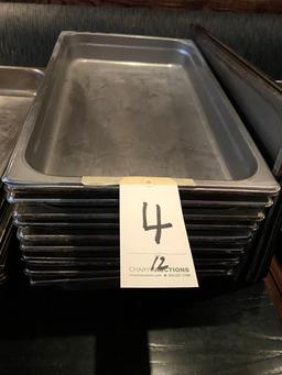 *EACH*S/S FULL-SIZE 2" HOTEL PANS