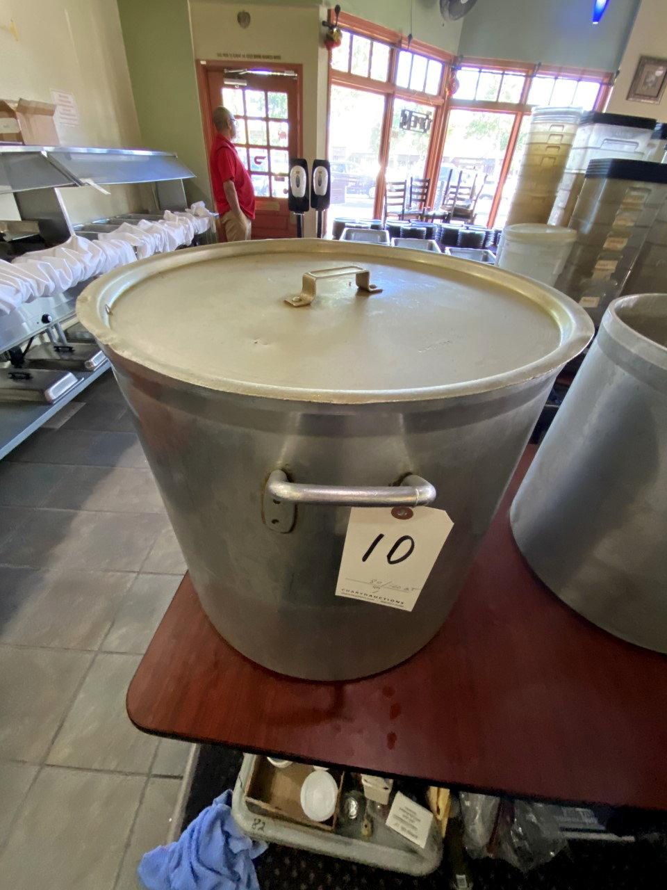 ALUMINUM HEAVY-DUTY 80QT STOCK POT W/LID