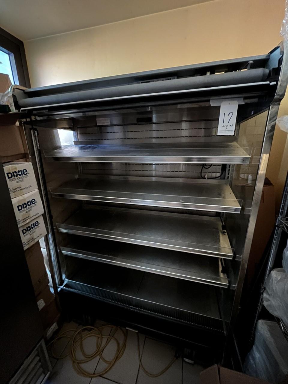 HUSSMANN REFRIGERATED 51"X72" GRAB 'N' GO MERCHANDISER MOD. RGD-4-REM