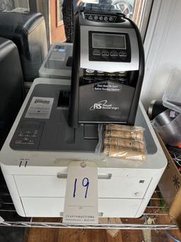 *LOT*BROTHER COLOR LASER PRINTER MOD. HL-L3210CW & ROYAL SOVEREIGN COIN COUNTING/SORTING MACHINE