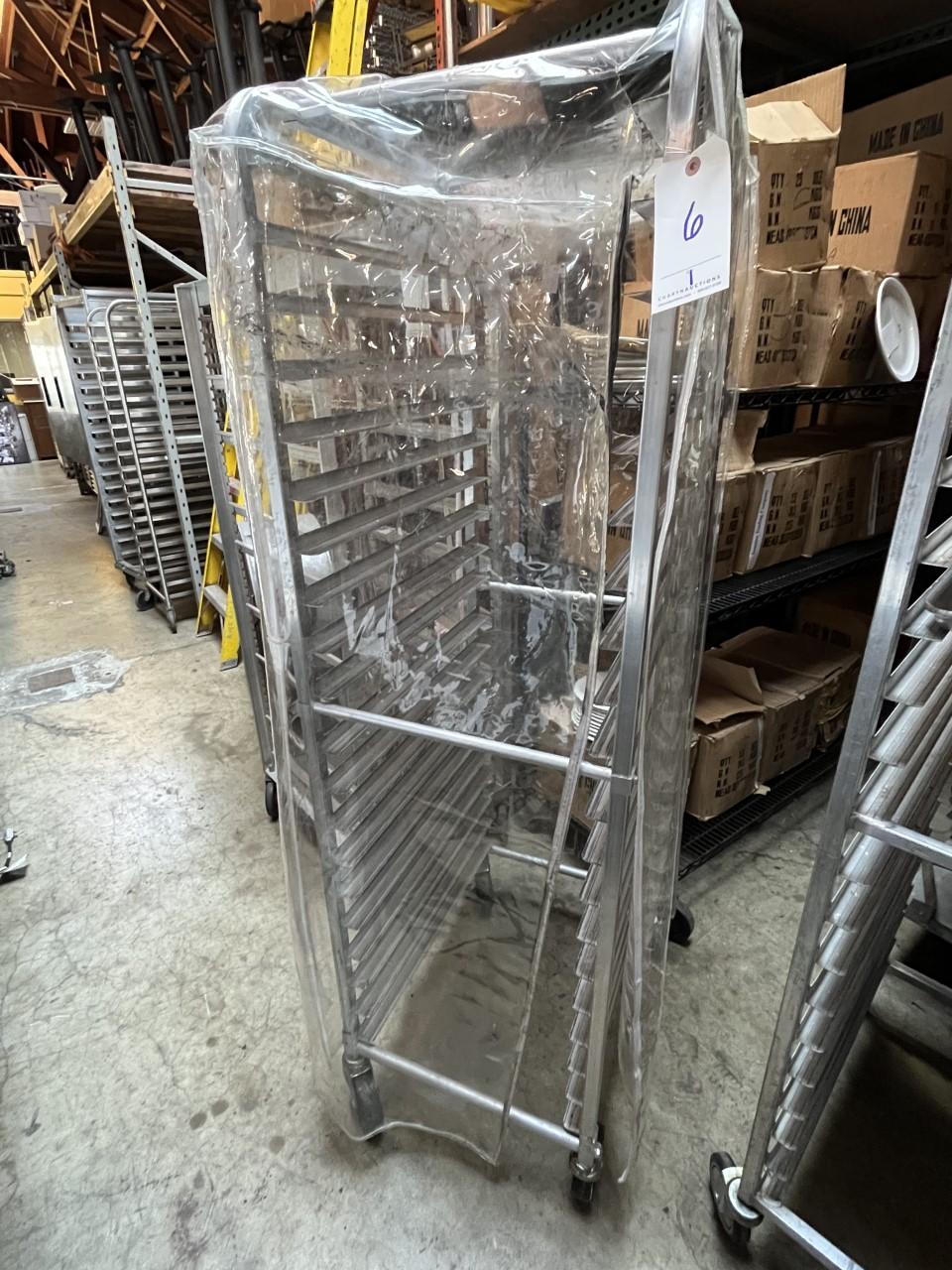 REGENCY ALUMINUM BAKERS RACK W/COVER