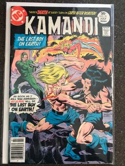 Kamandi Comic Run From 51-57 DC Comics 1977 Bronze Age Dick Ayers Last Boy On Earth