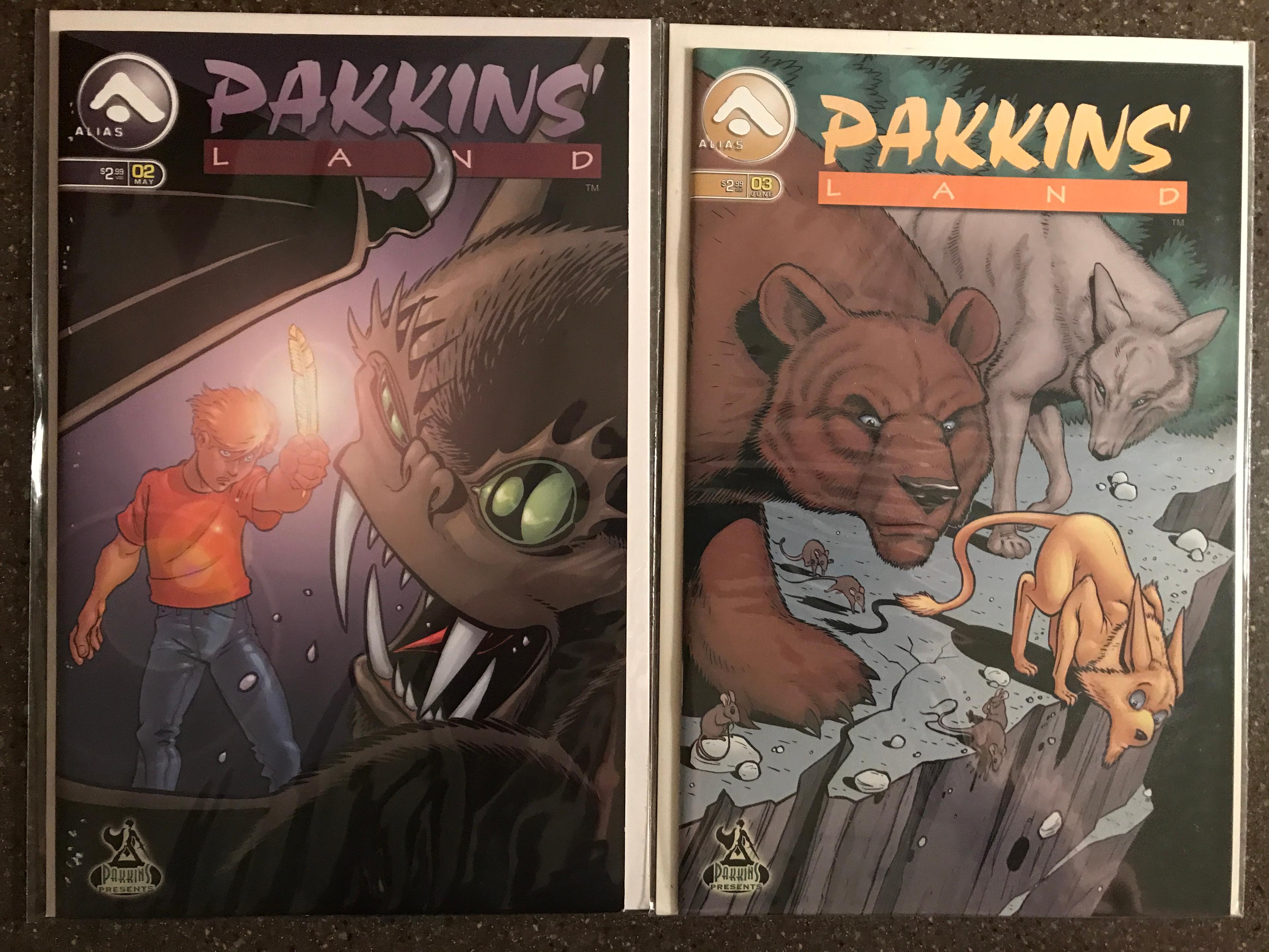 Pakkins Land Entire Comic Series 1-5 Alias Comics Eisner Nominee