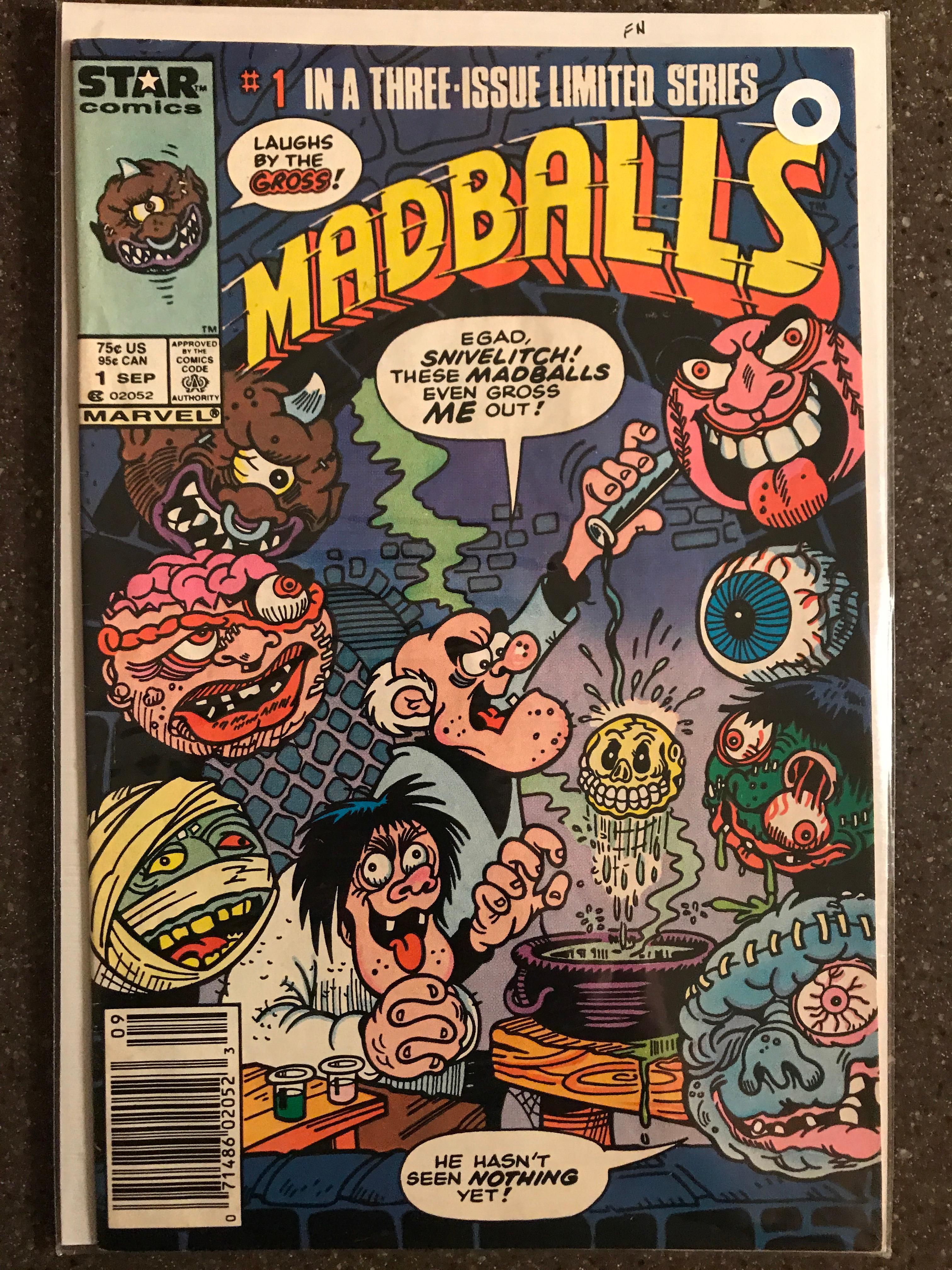Madballs Comic #1 Star Comics Marvel 1985 Based on the Popular Toys