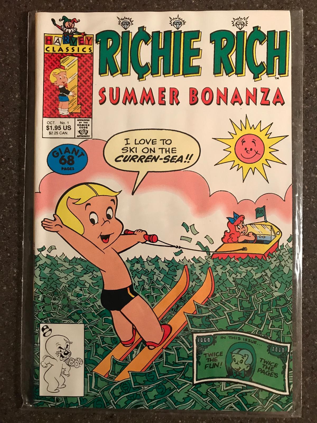 Richie Rich Summer Bonanza Comic #1 Harvey Comics