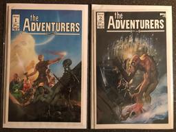 The Adventurers Comics 1-2 RARE Variant Cover For #1