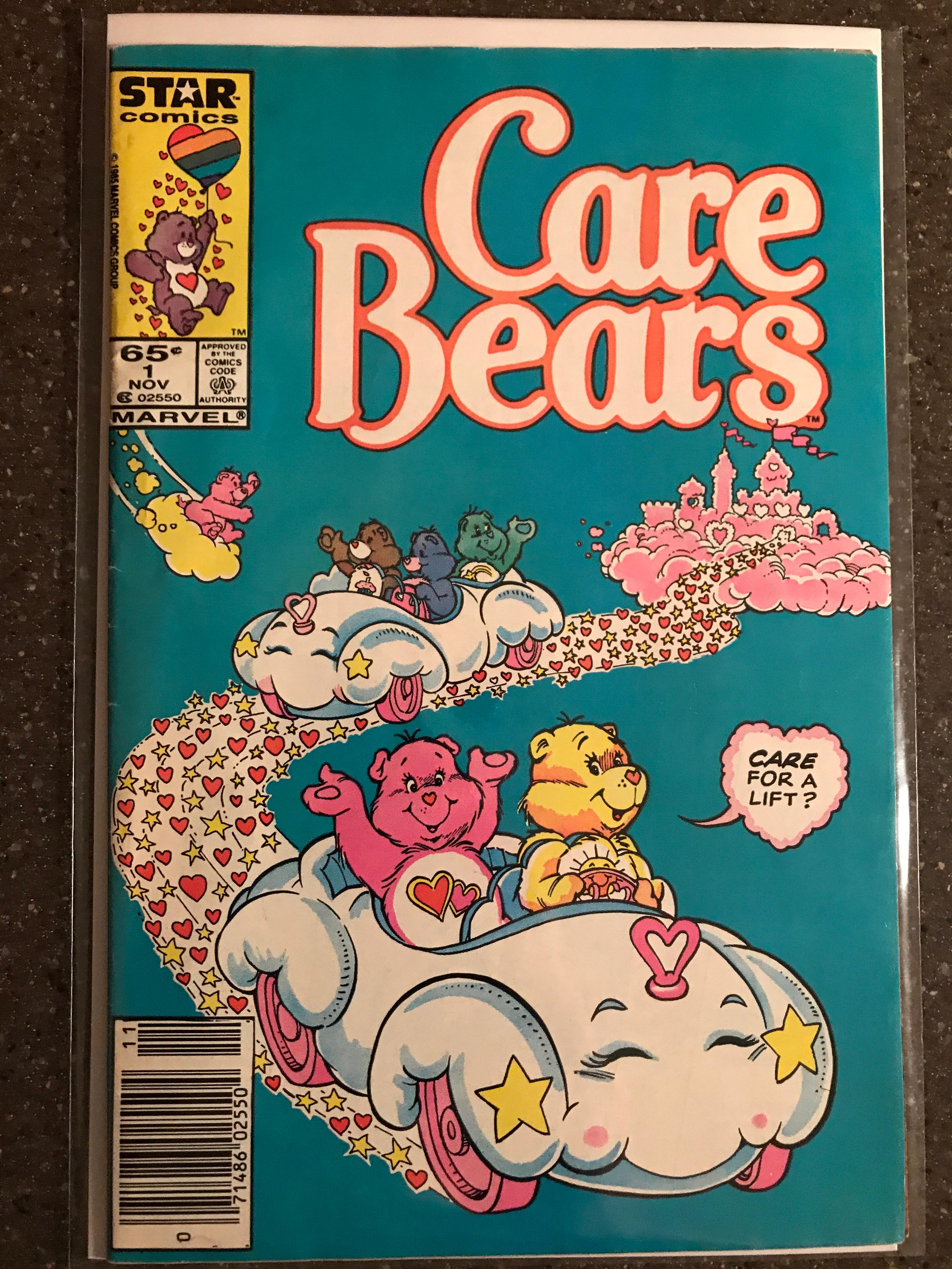 Care Bears Comic #1 Star Comics Marvel Based on the Animated TV Show 1985