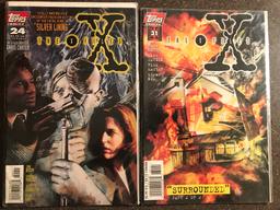 5 X-Files Comics #22-24 and #31 and #35 Topps Comics