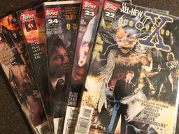 5 X-Files Comics #22-24 and #31 and #35 Topps Comics