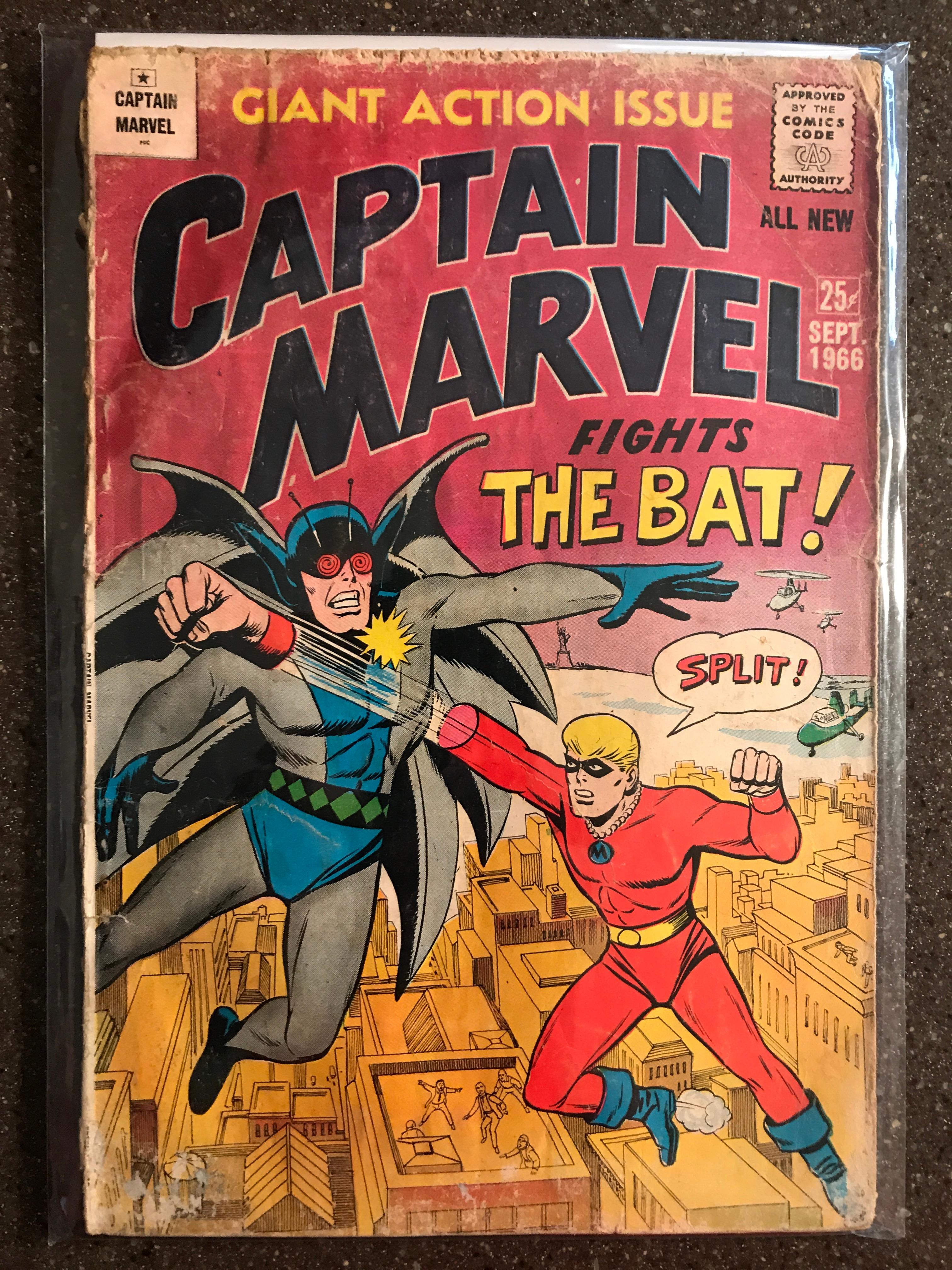 Captain Marvel Comic #3 MF Publications 1966 Silver Age Comic
