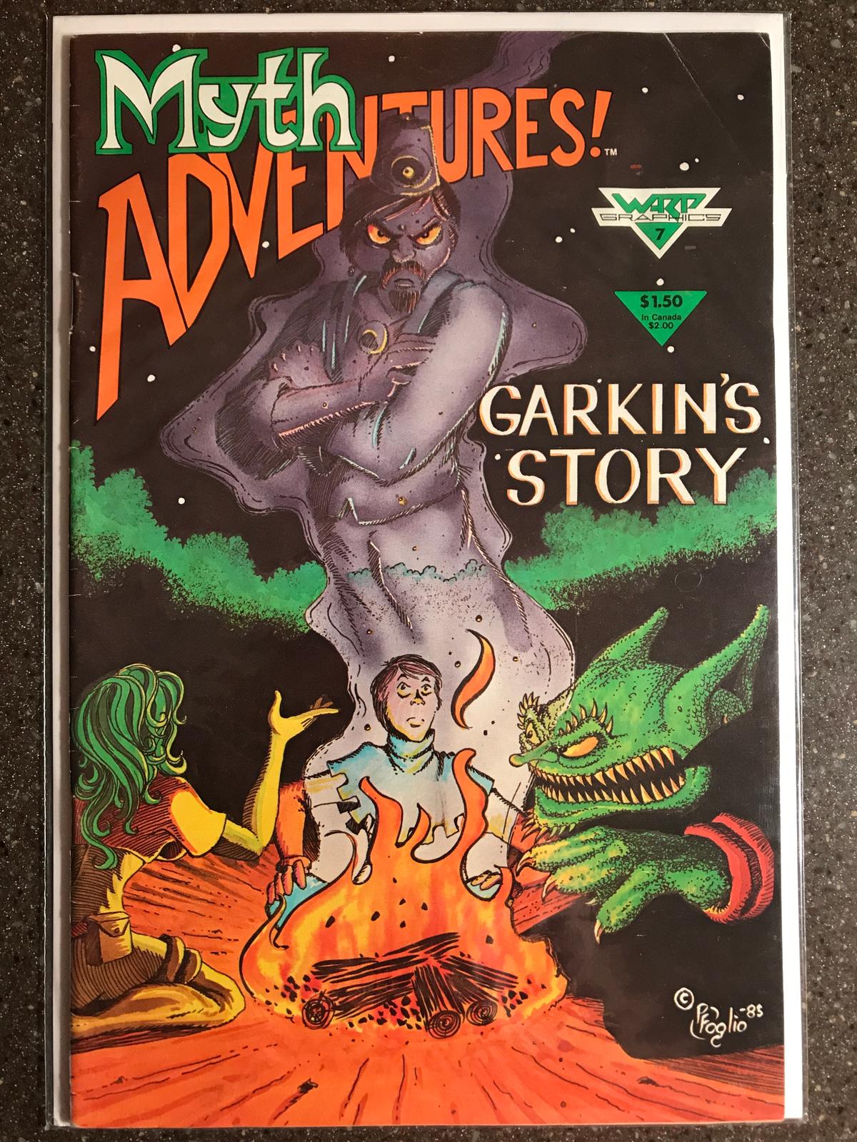 Myth Adventures Comic #7 Warp Graphics 1985 Robert Asprin Comic Size Phil Foglio Fantasy Adventure