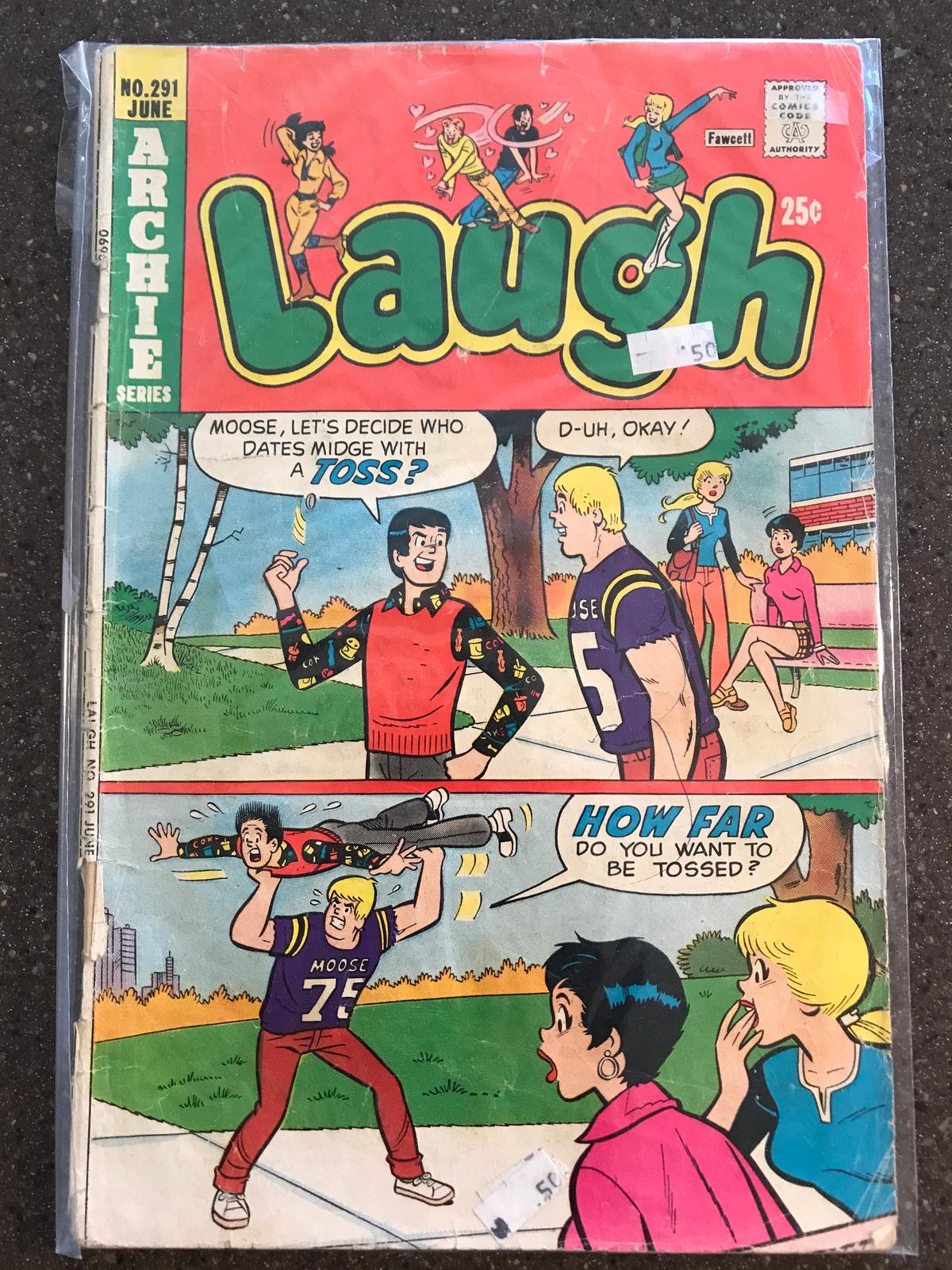 2 Laugh Comics #291 & 292 Archie Series Comic 1975 Bronze Age