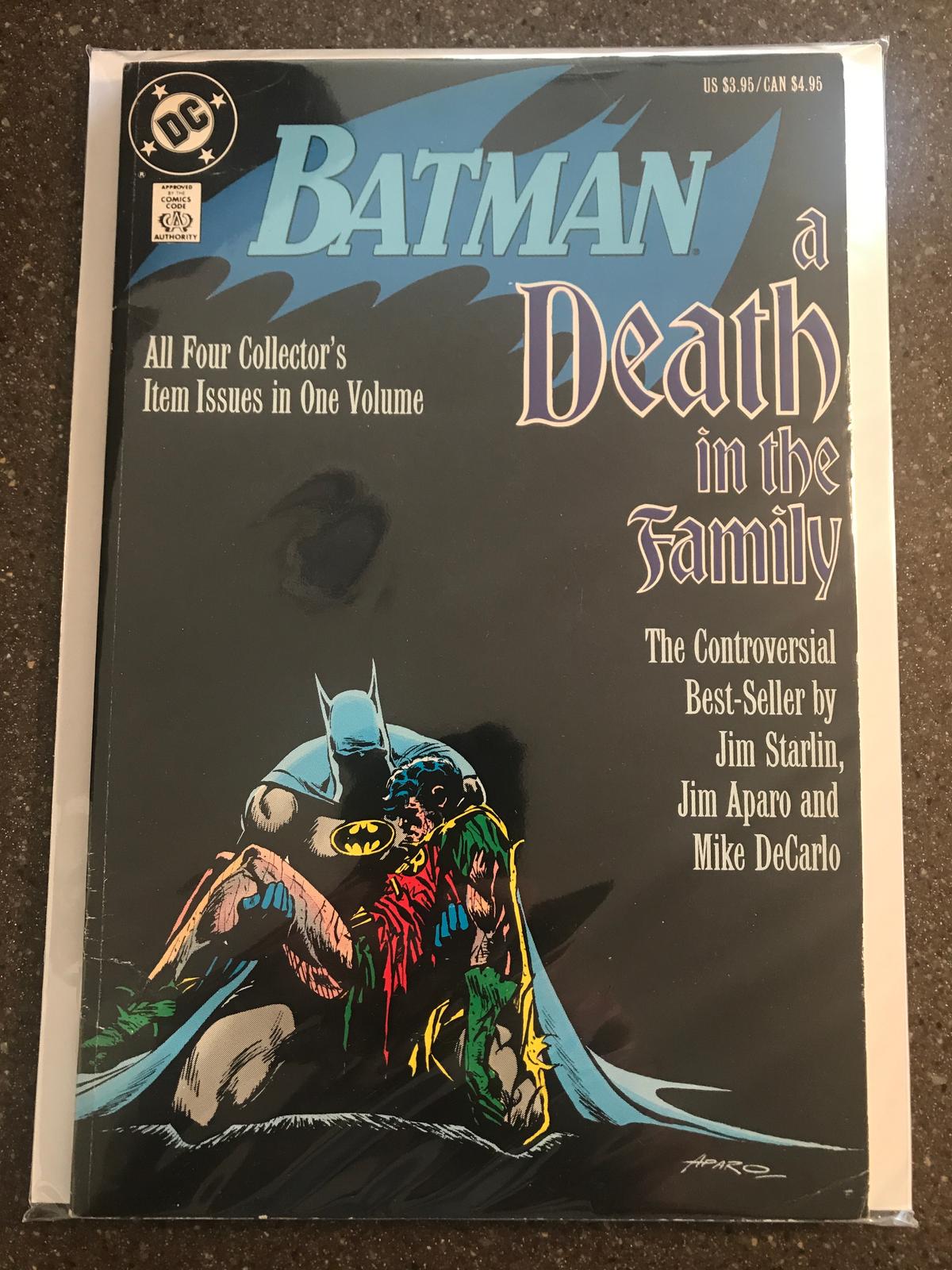 Batman A Death in the Family Graphic Novel DC Comics 2nd Edition 1989 TPB