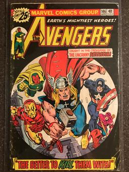 Avengers #146 Comic Marvel Comics 1976 Bronze Age Actor Tim Daly Ad Back Cover