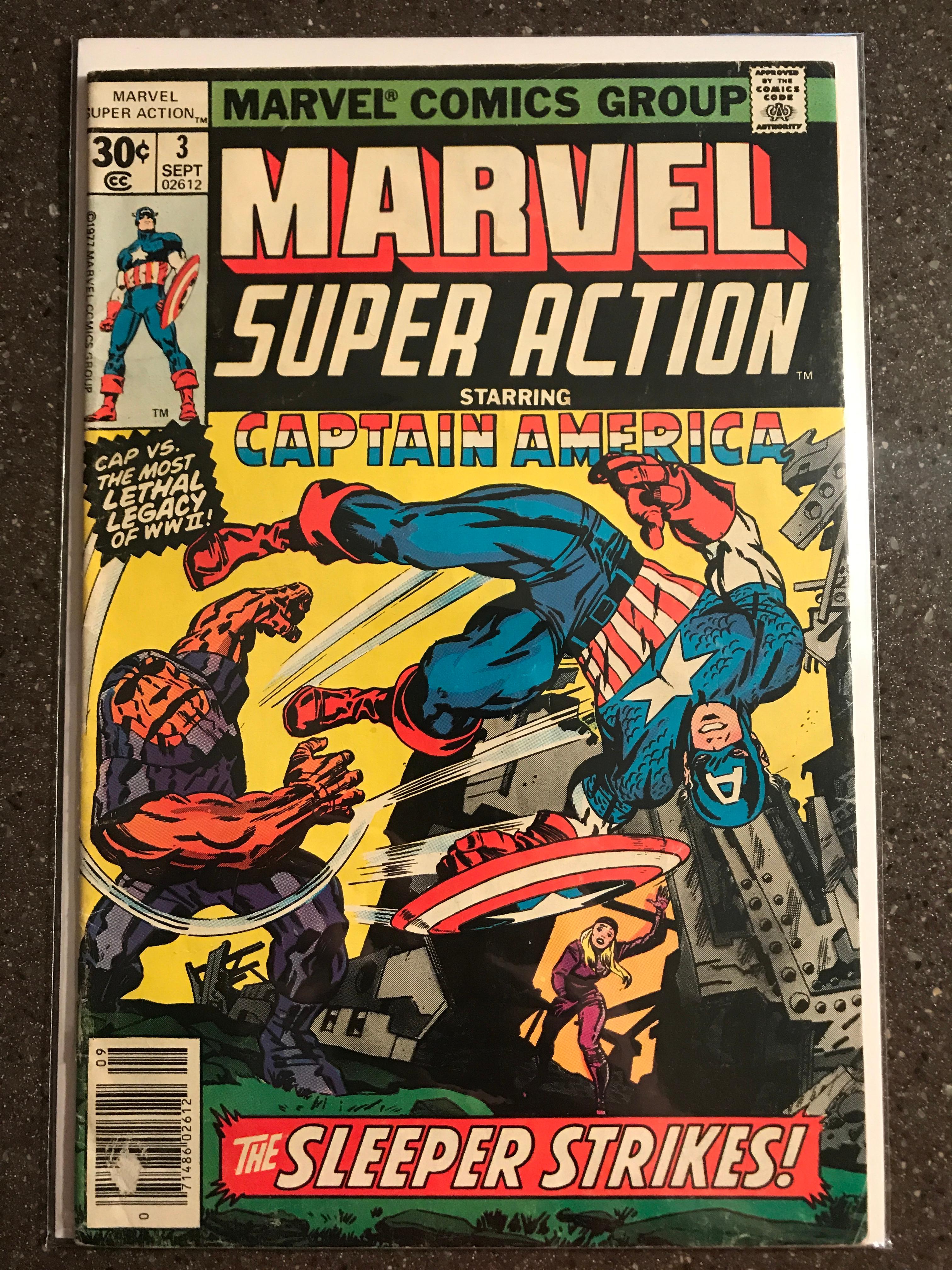 Marvel Super Action #3 Comic Marvel Comics 1977 Bronze Age