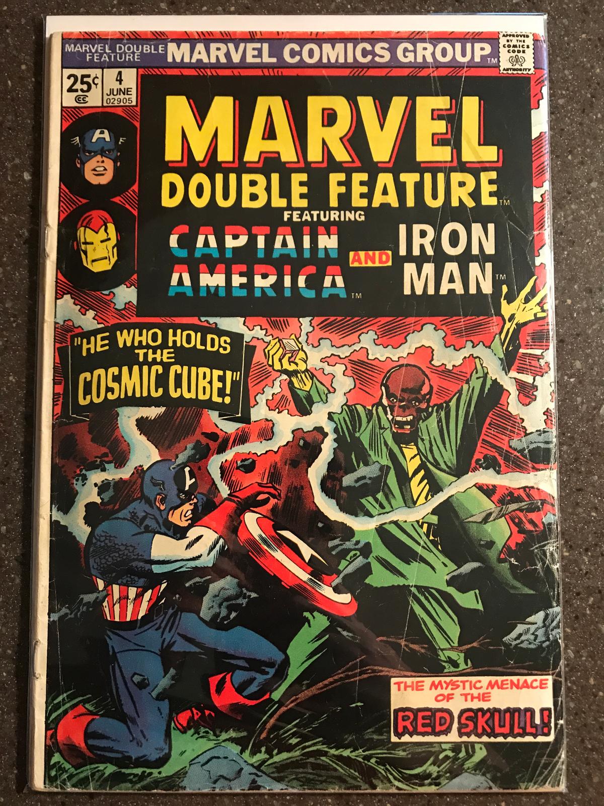 Marvel Double Feature #4 Comic Marvel Comics 1974 Bronze Age