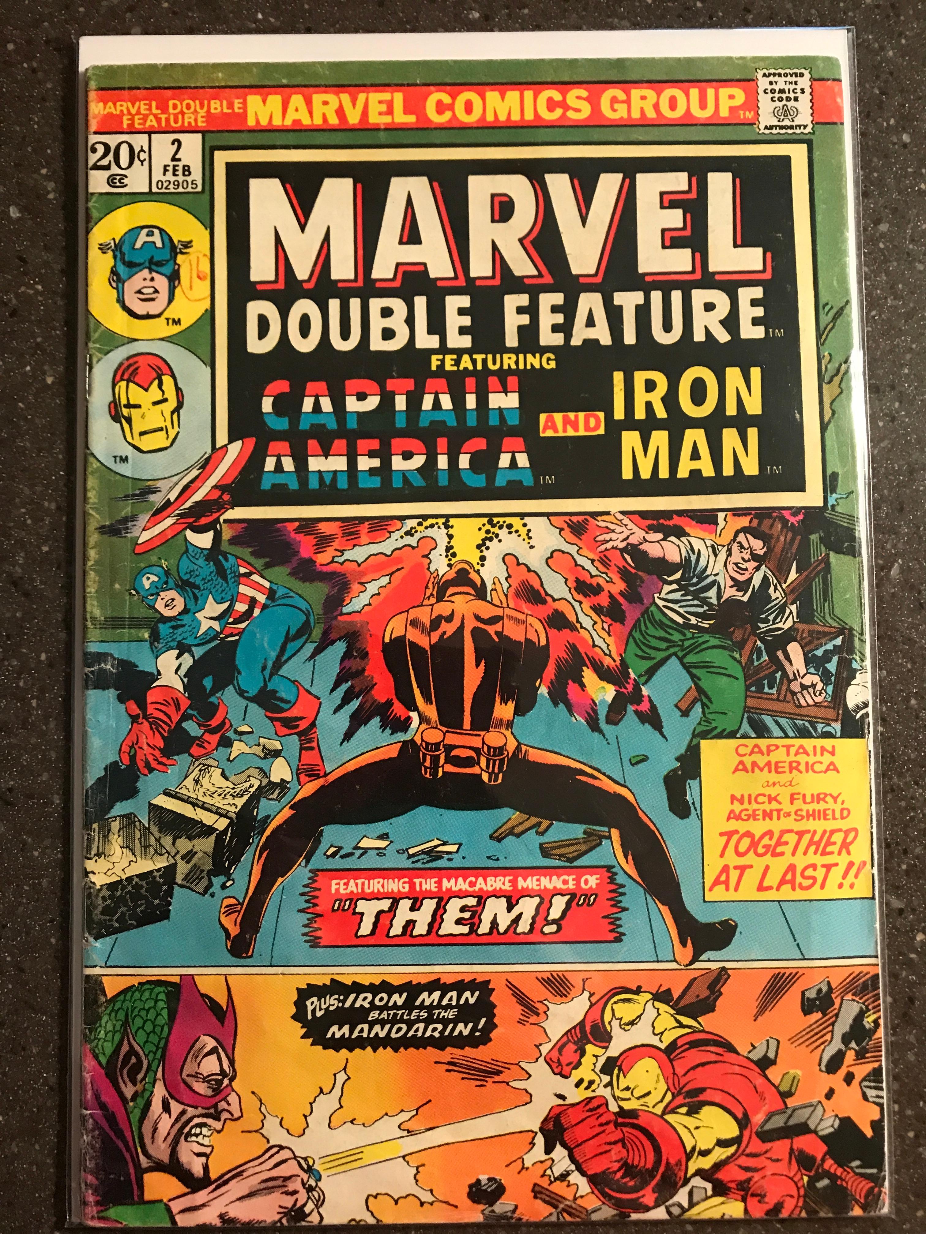 Marvel Double Feature #2 Comic Marvel Comics 1974 Bronze Age