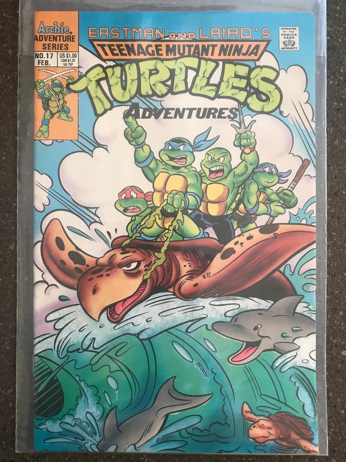 Teenage Mutant Ninja Turtles Adventures #17 Archie Comics Eastman Laird