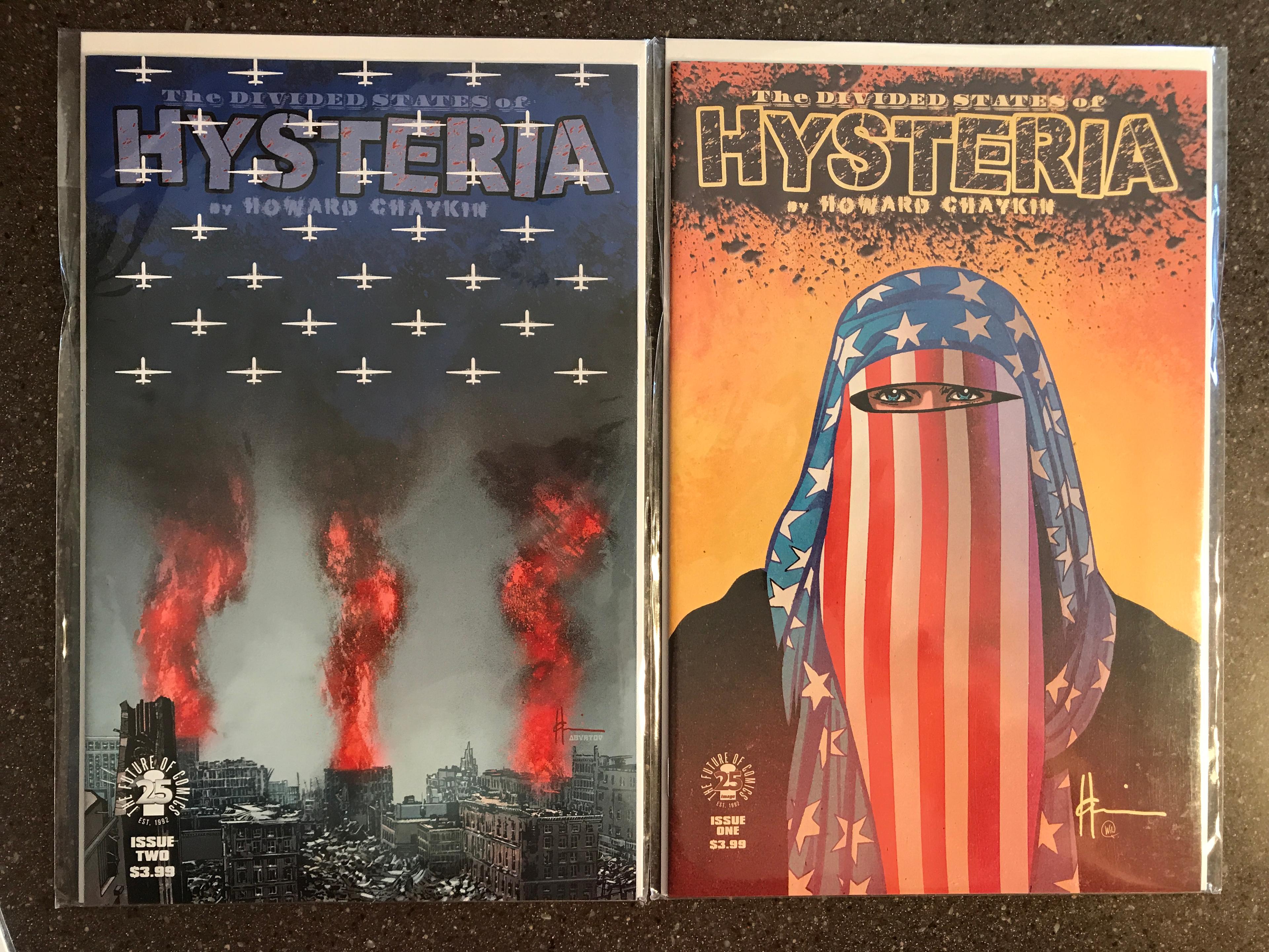 2 Issues The Divided States of Hysteria Comics #1 & #2 Image KEY 1st Issue