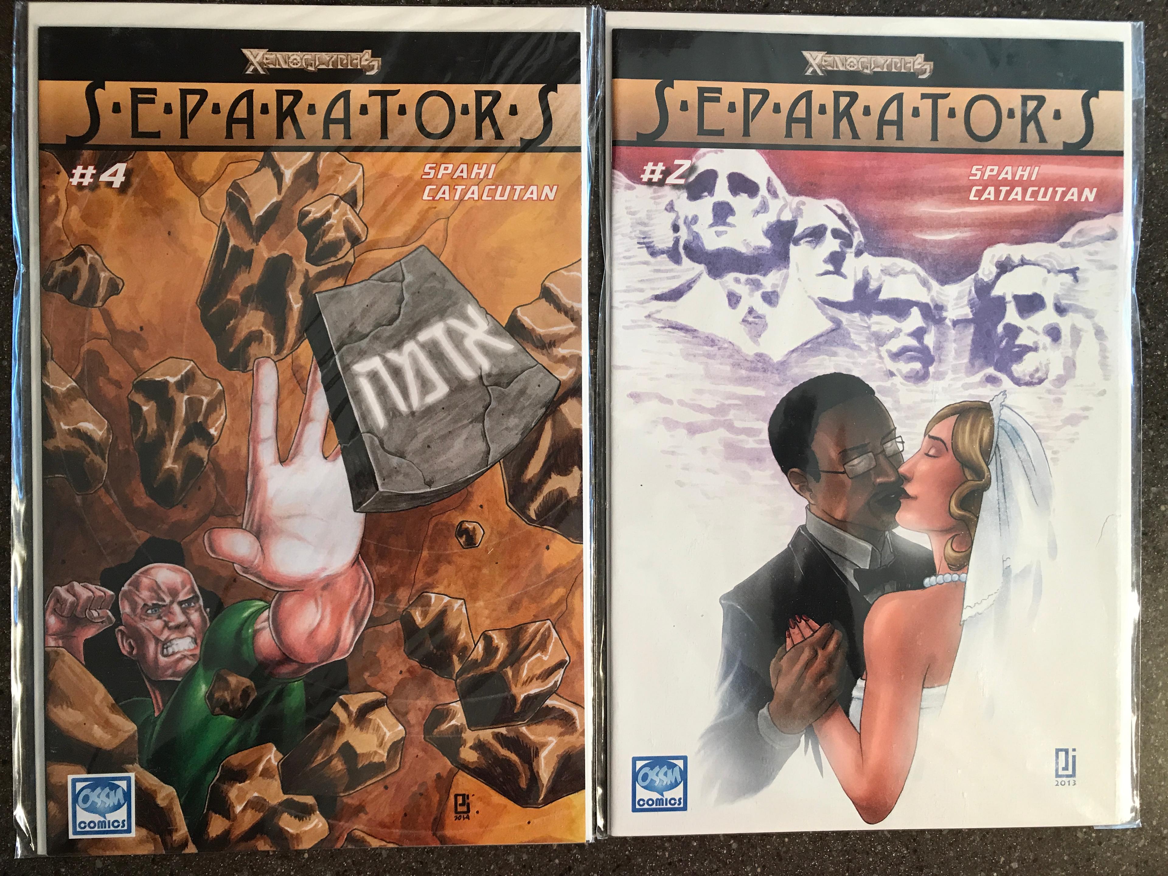 2 Issues Separators Comic #2 & #4 OSSM Comics