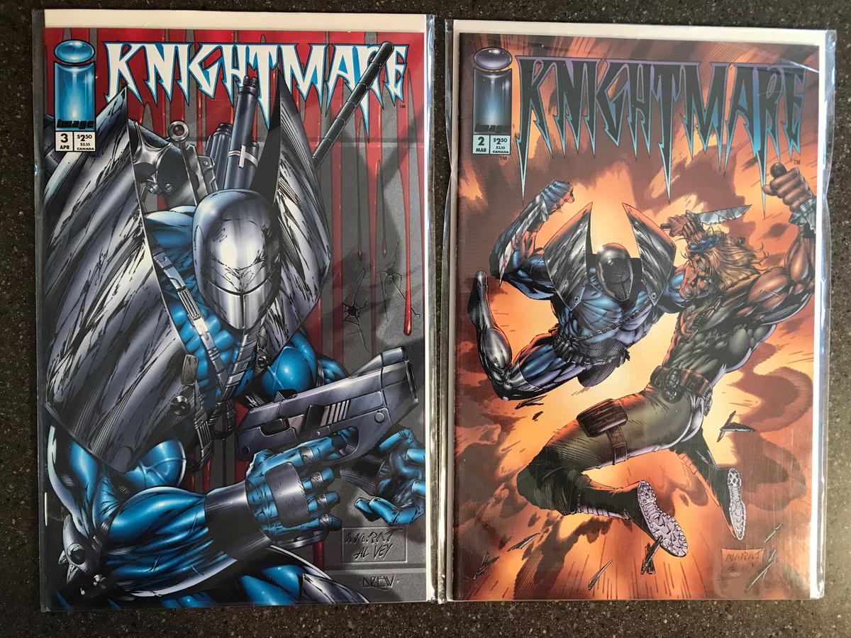 2 Issues Knightmare Comic #2 & #3 Image Comics