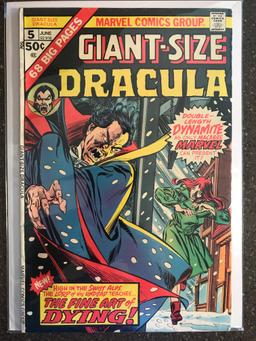 Giant Size Dracula Comic #5 Marvel Comics 1975 Bronze Age KEY Final Issue