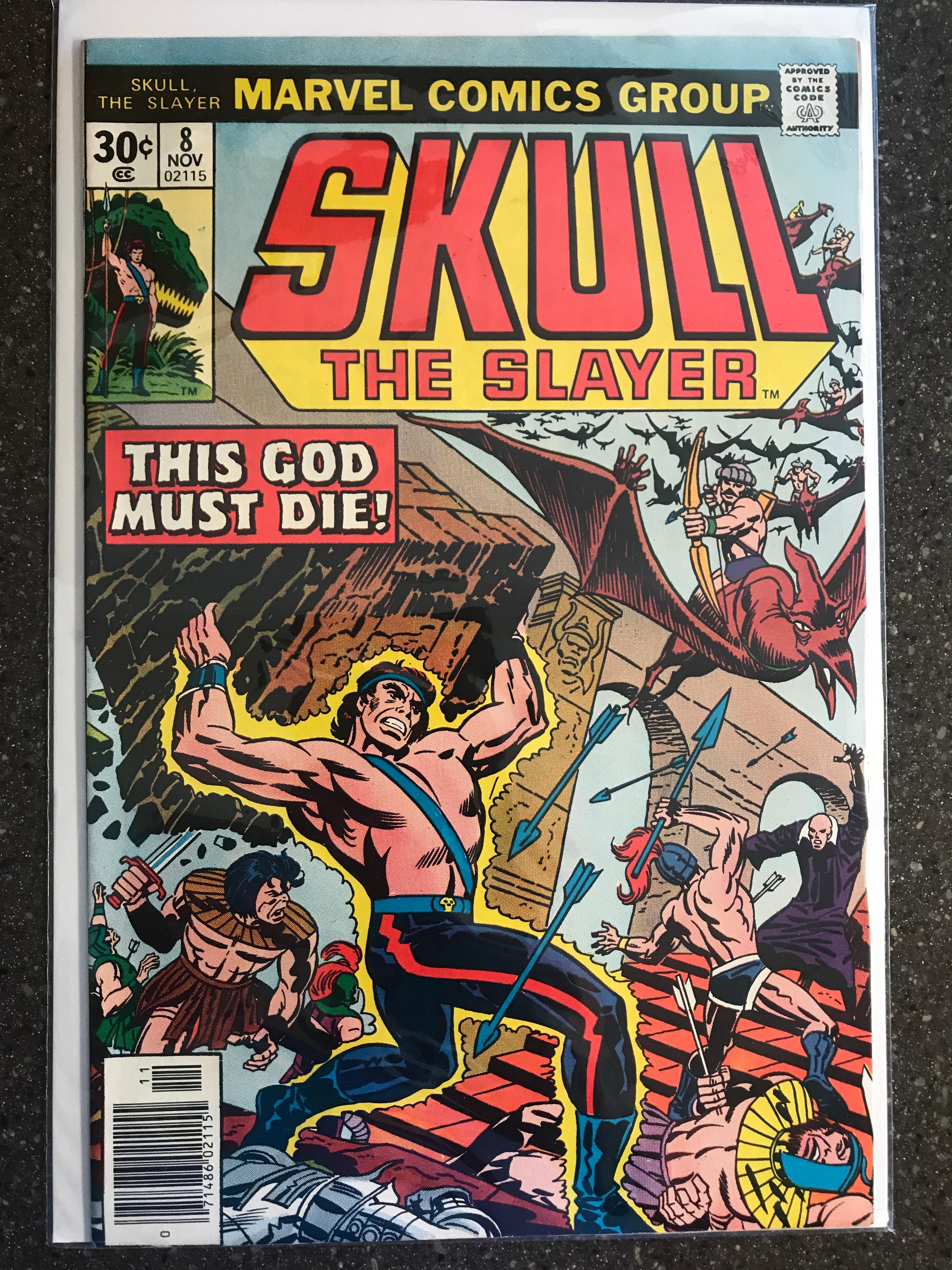 Skull the Slayer Comic #8 Marvel Comics 1976 Bronze Age Cover Jack Kirby Marie Severin