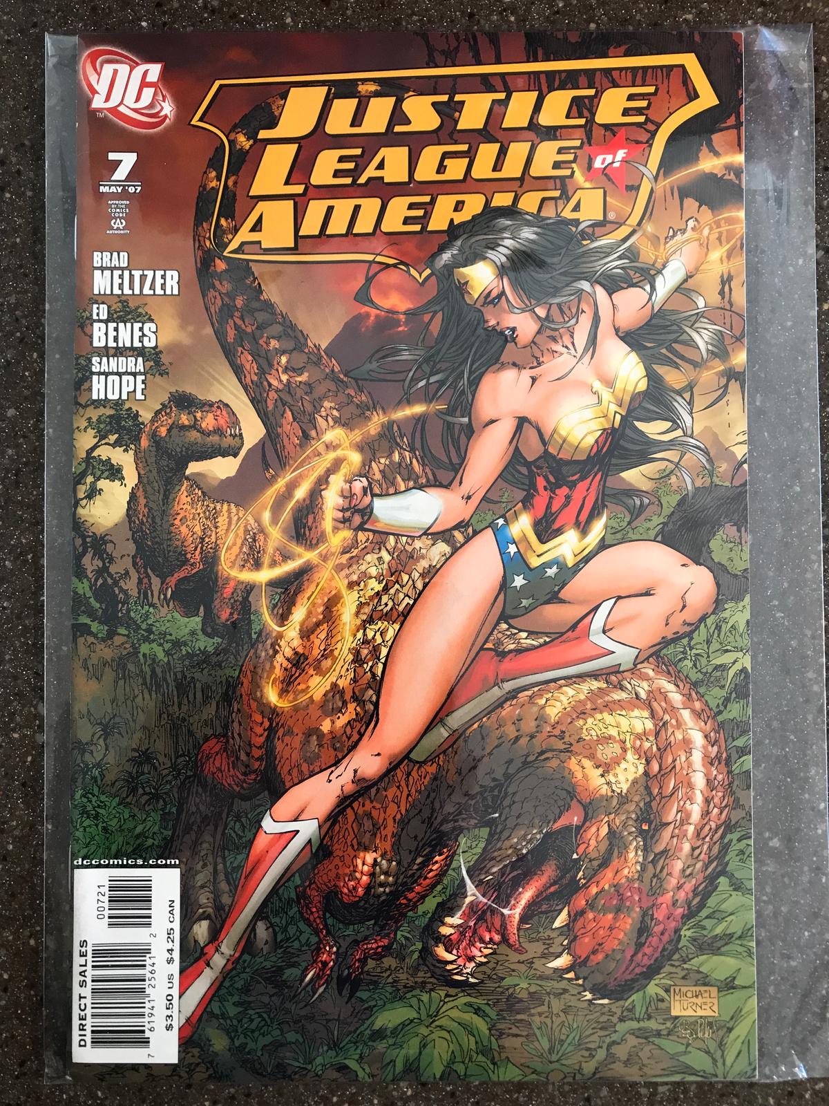 Justice League of America Comic Comic #7 DC Comics Variant Cover