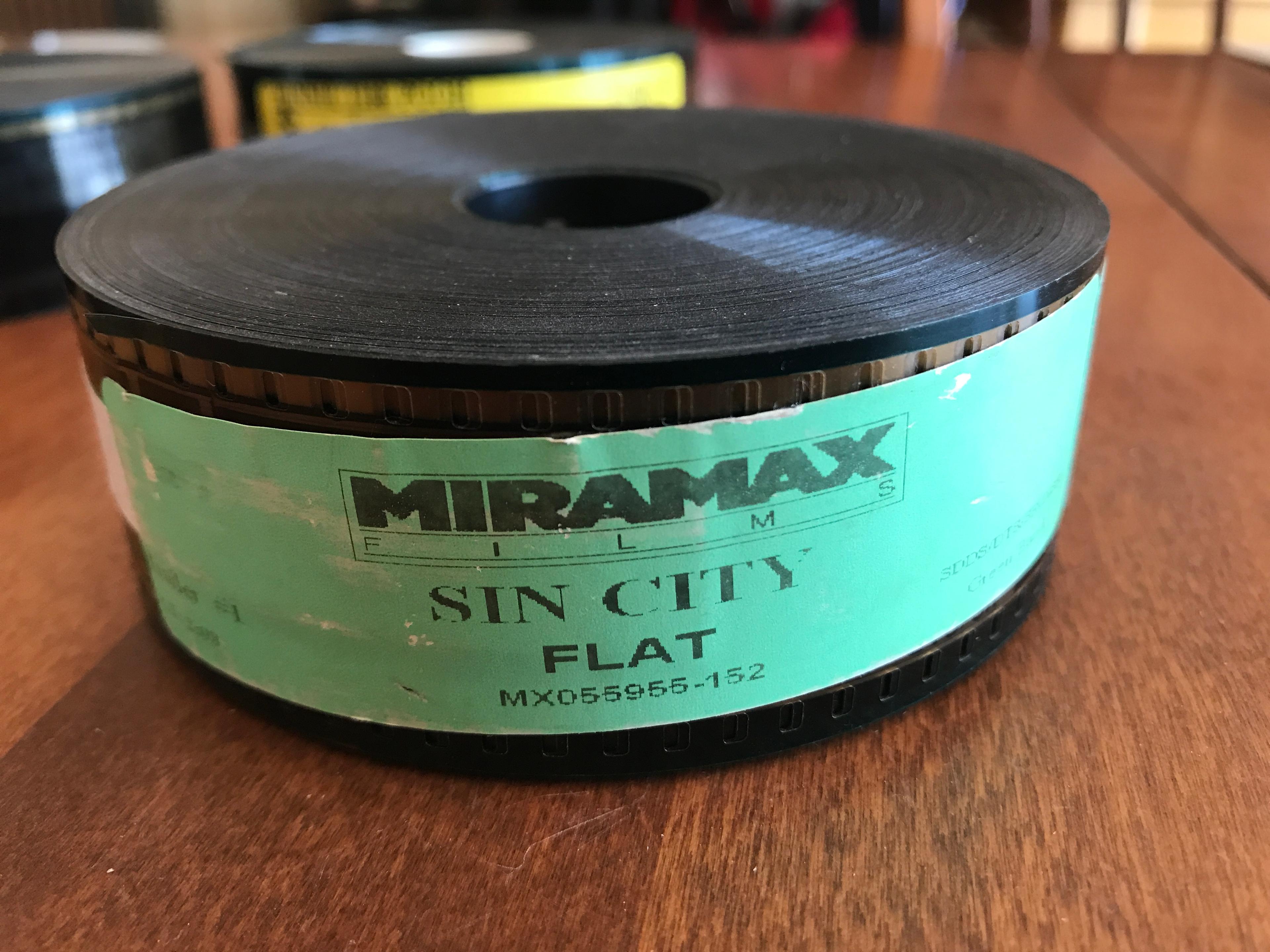 Sin City 35mm Movie Trailer Original Never Been Used Miramax Super Hard to Find