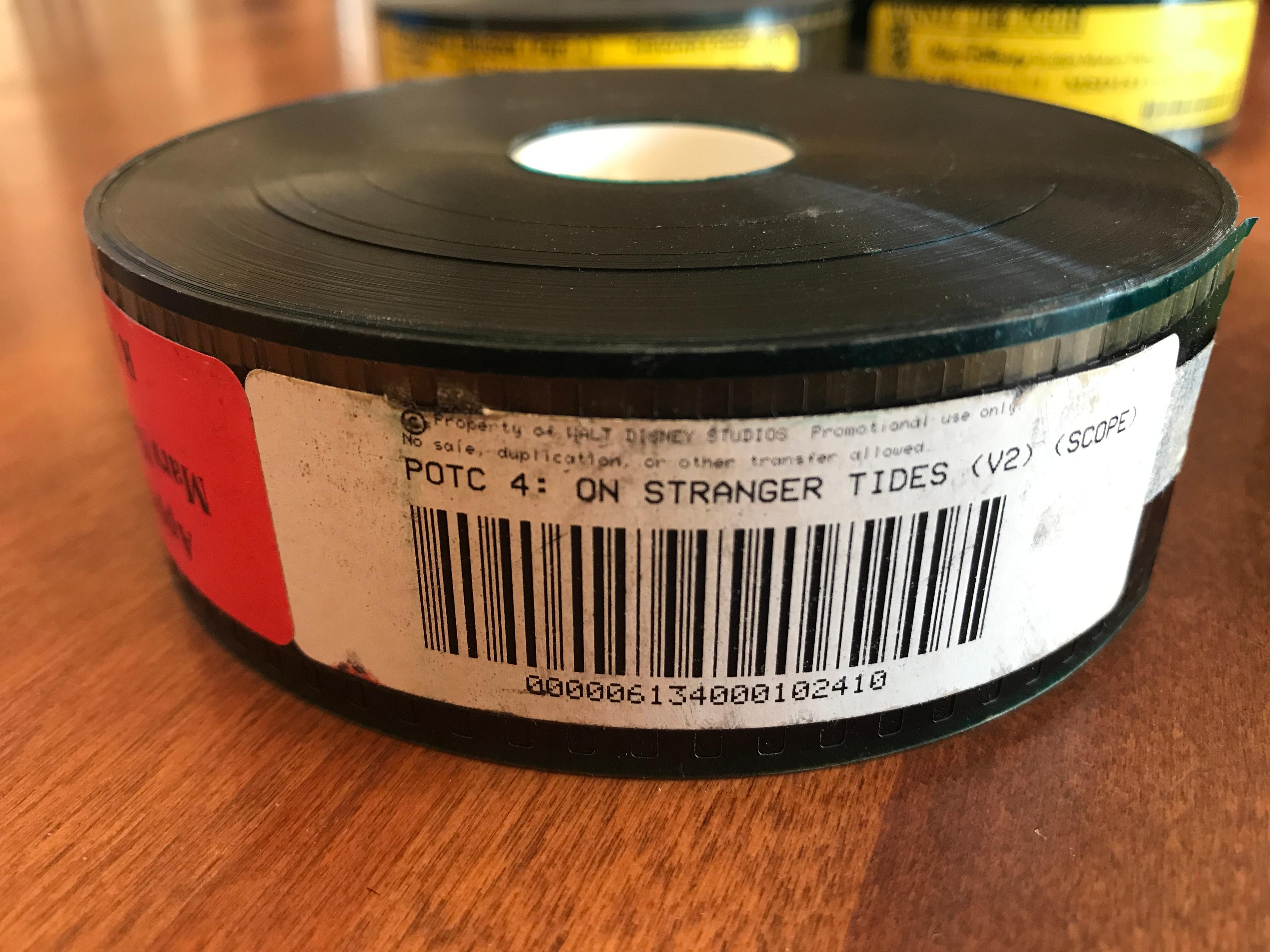 Pirates 4 35mm Movie Trailer Original Unused Walt Disney Studios Hard to Find