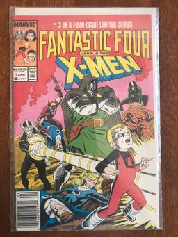Fantastic Four Vs X Men Comic #3 Marvel Comics 1987 Copper Age Comics